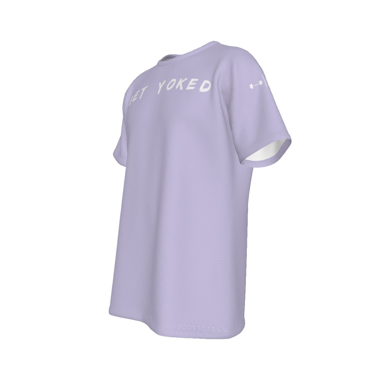 JESUS'S GYM GET YOKED T SHIRT (Light Purple)