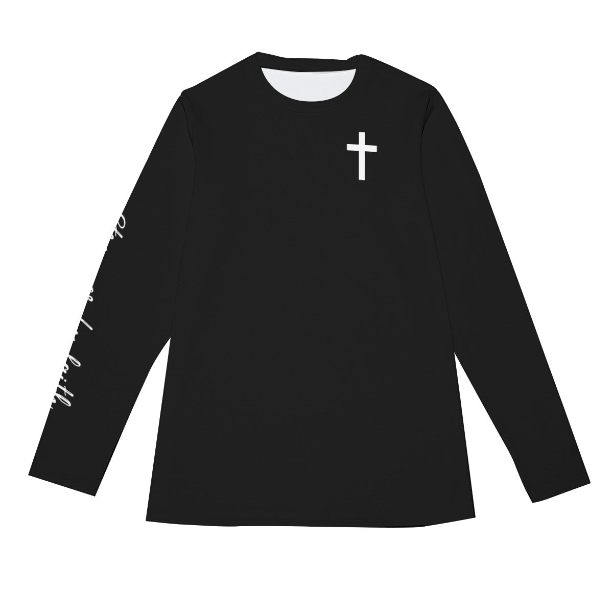 JESUS'S GYM Long Sleeve T-Shirt (Black)