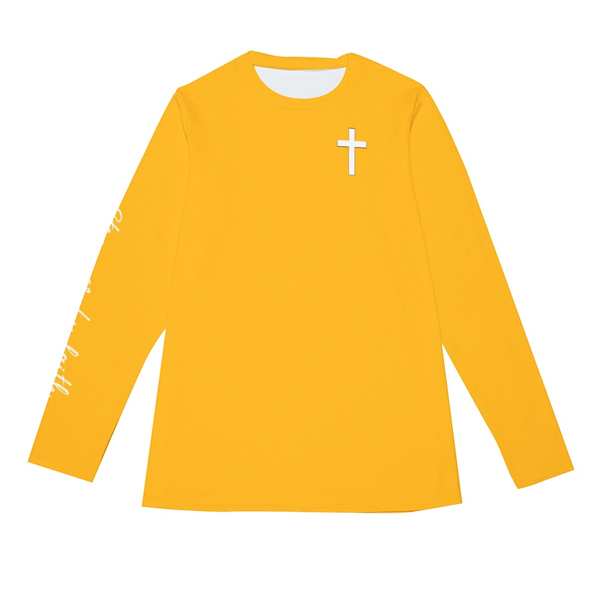 JESUS'S GYM Long Sleeve T-Shirt (Orange)