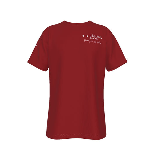 JESUS'S GYM official T shirt (Red)