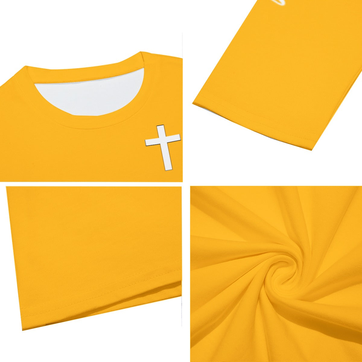 JESUS'S GYM Long Sleeve T-Shirt (Orange)