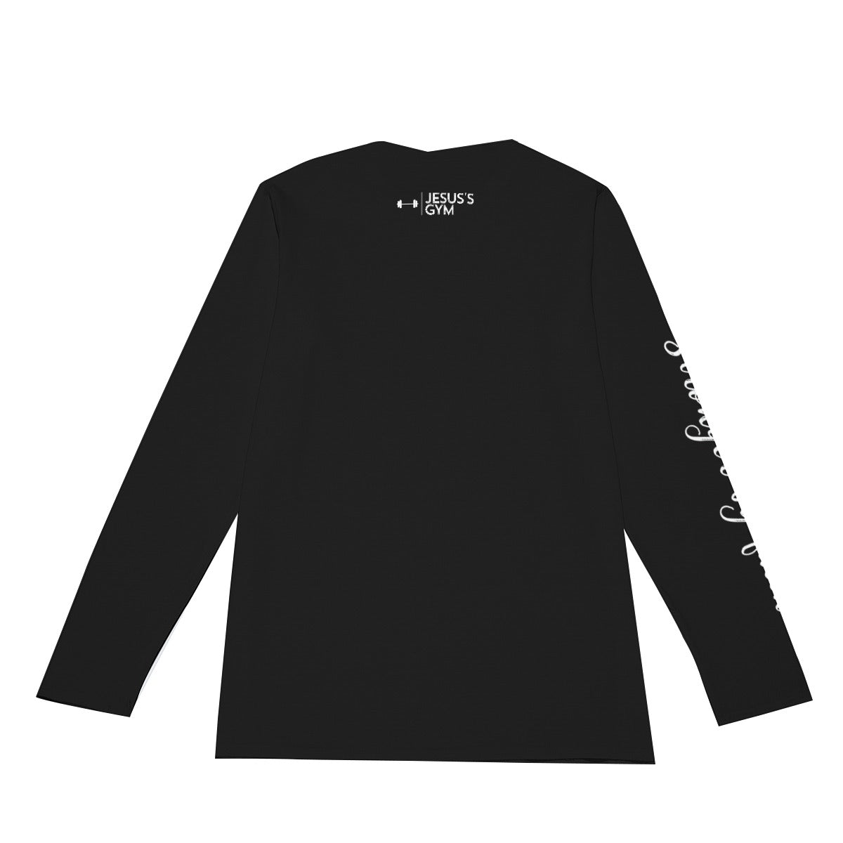 JESUS'S GYM Long Sleeve T-Shirt (Black)